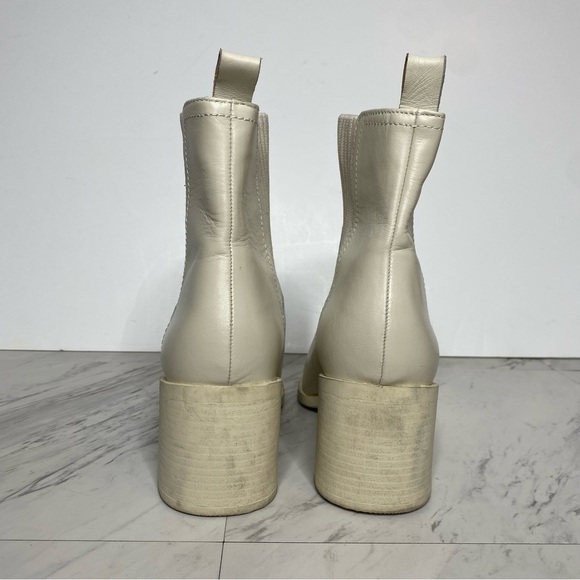 Steve Madden Abriel Pointy Toe Leather Heeled Bootie 8M - Picture 3 of 16